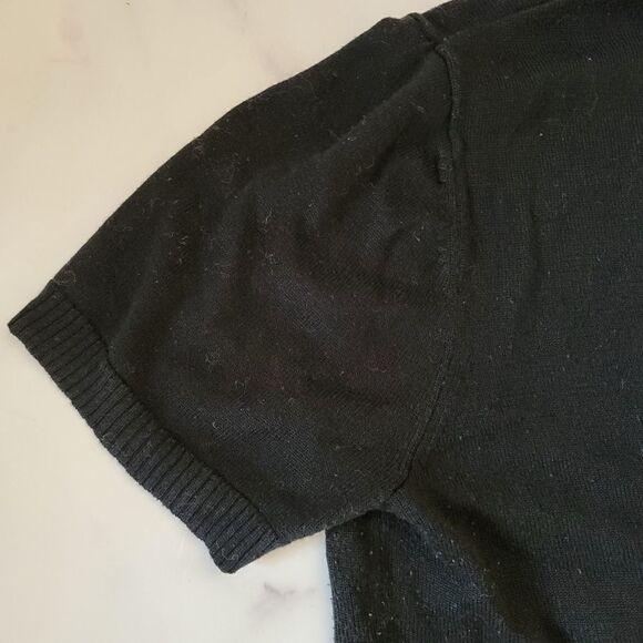 Mercer street studio womens xl black pullover sweater 90's Turtleneck - Picture 2 of 4